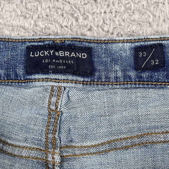 Lucky Brand Jeans Mens 33 x 30 Vintage Straight 363 Denim Medium Wash - Picture 6 of 8